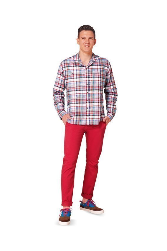 Patron Burda 6814 Chemise homme