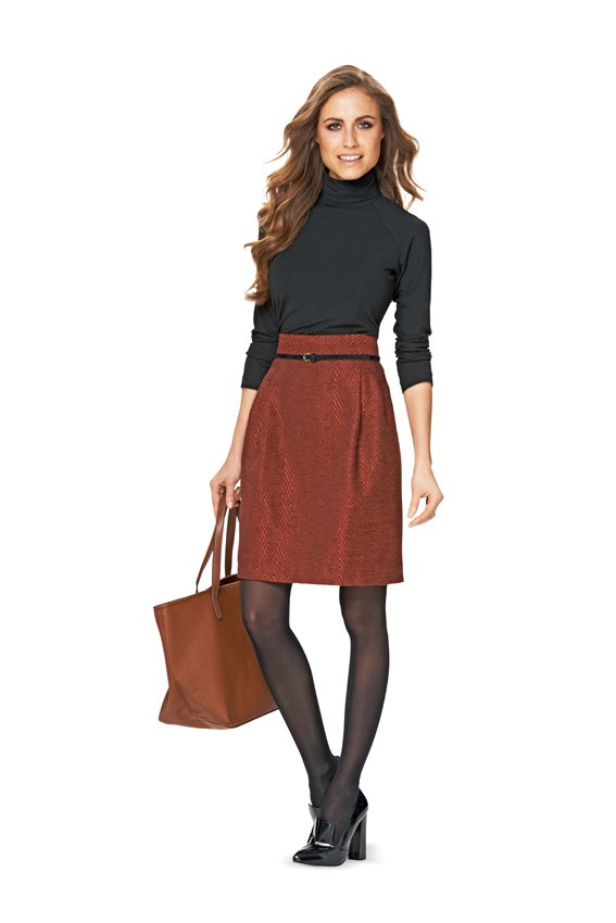 Patron Burda 6836 Jupe