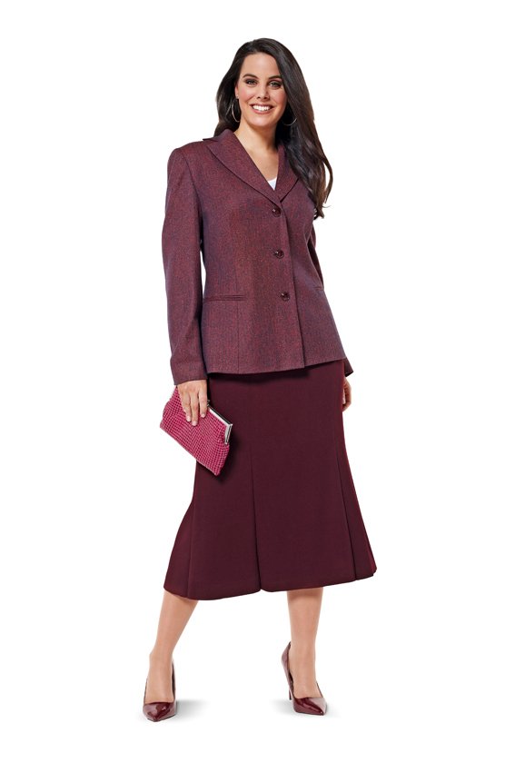 Patron Burda 6862 Ensemble dame