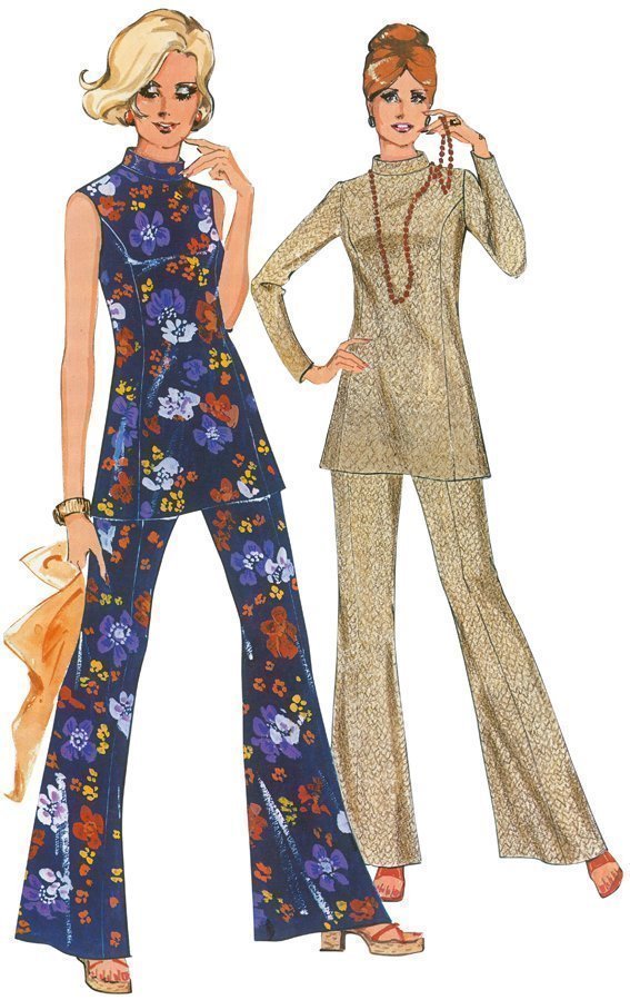 Patron Burda 6891 Ensemble dame