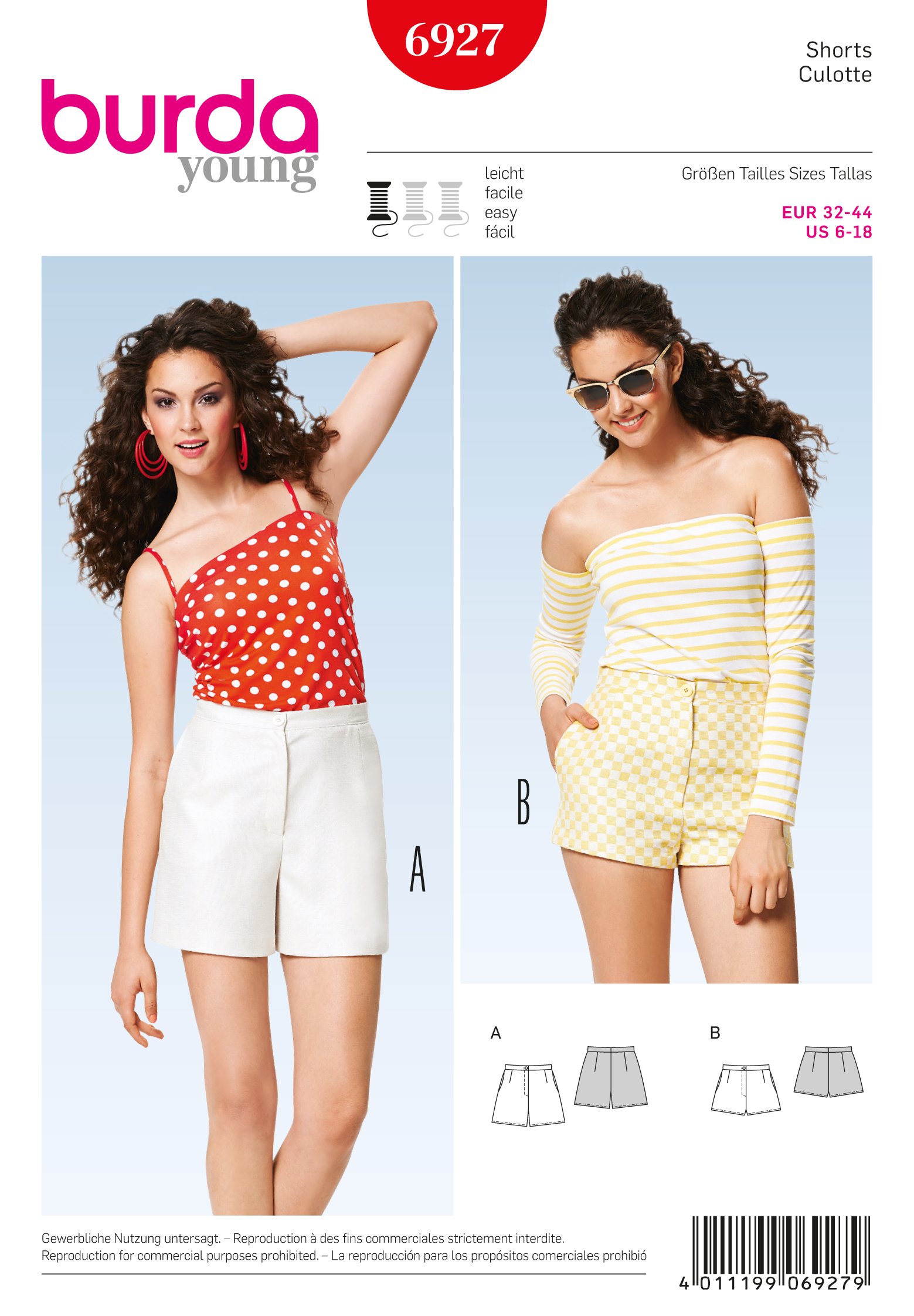 Patron Burda 6927 Short