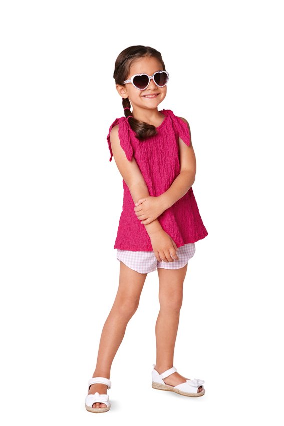 Patron Burda 9416 Robe et T-shirt fille