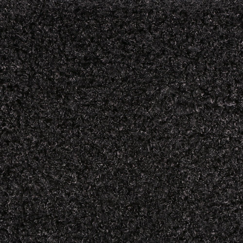 Tissu Lainage bouclé Noir