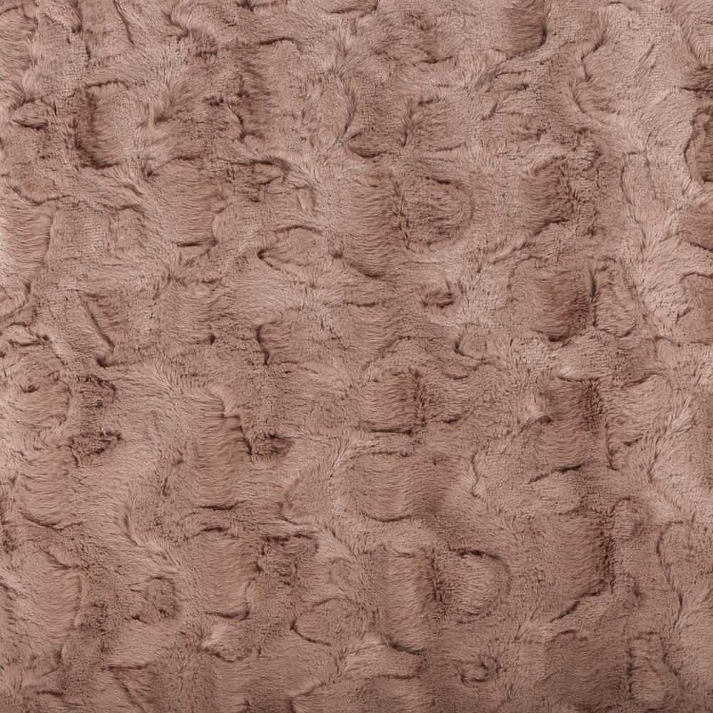 Tissu Fausse fourrure Camouflage sur fond Marron clair
