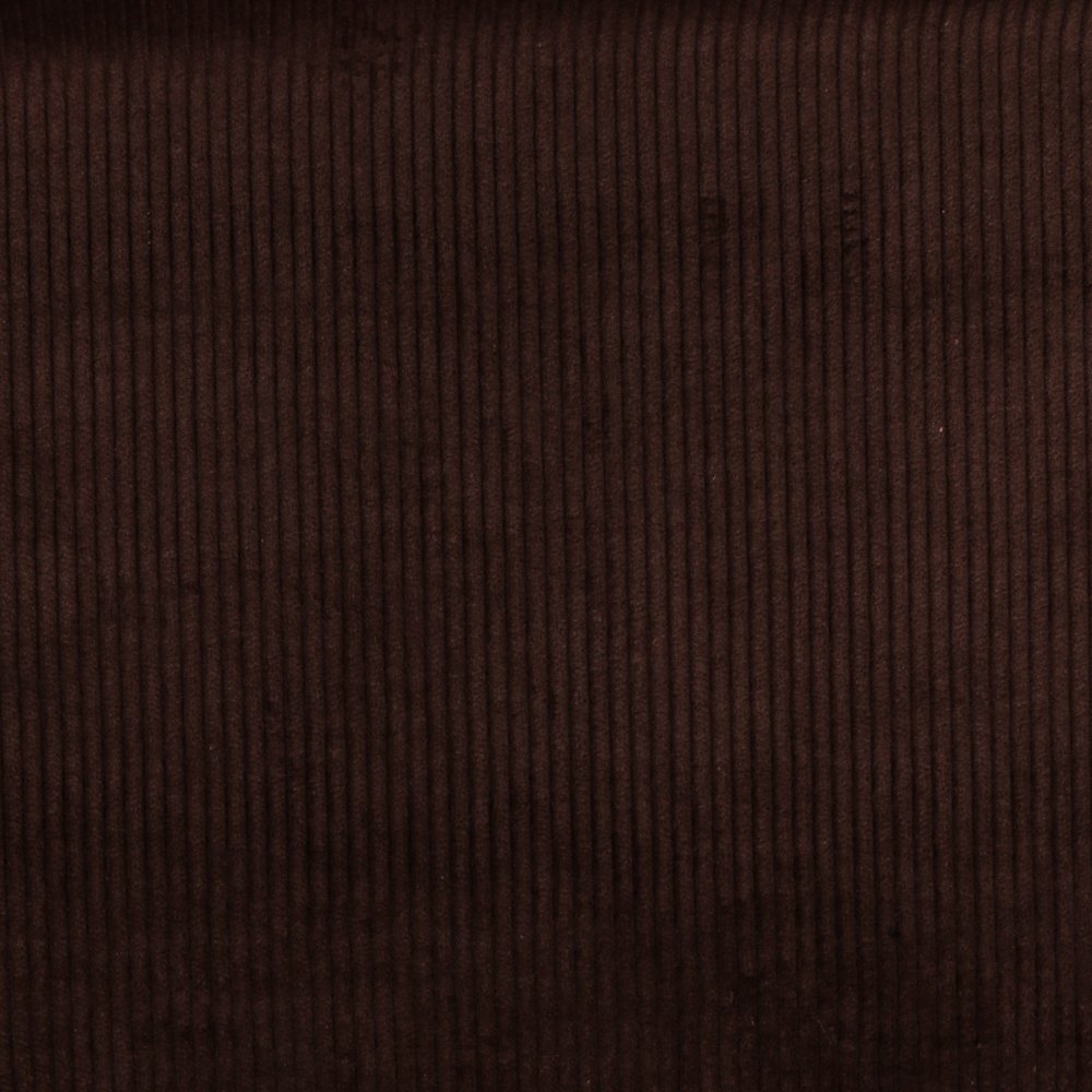 Tissu Velours Grosses côtes Chocolat
