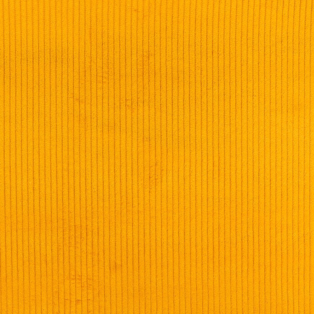 Tissu Velours Grosses côtes Jaune