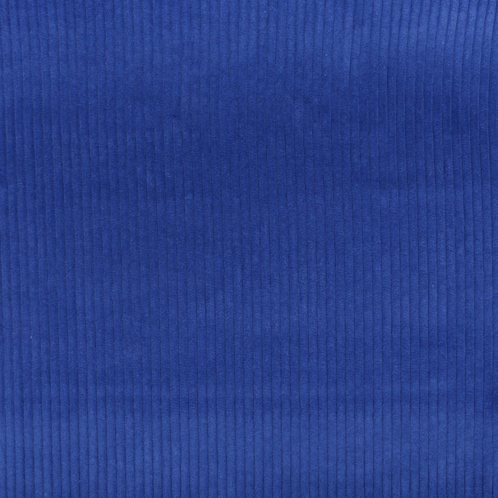 Tissu Velours Grosses côtes Bleu nuit