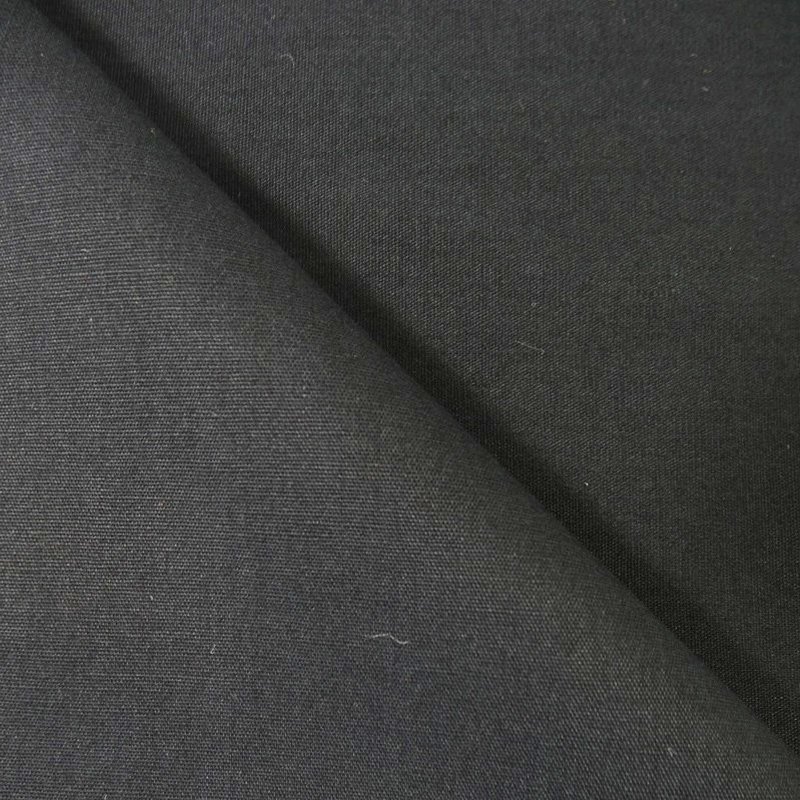 Tissu Popeline Gris anthracite