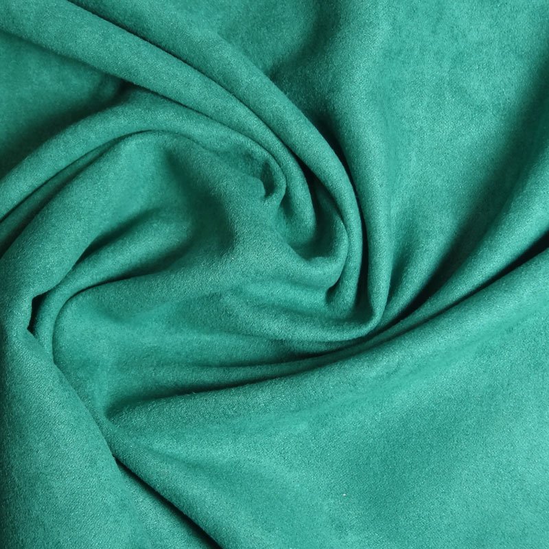 Tissu Suédine Vert émeraude