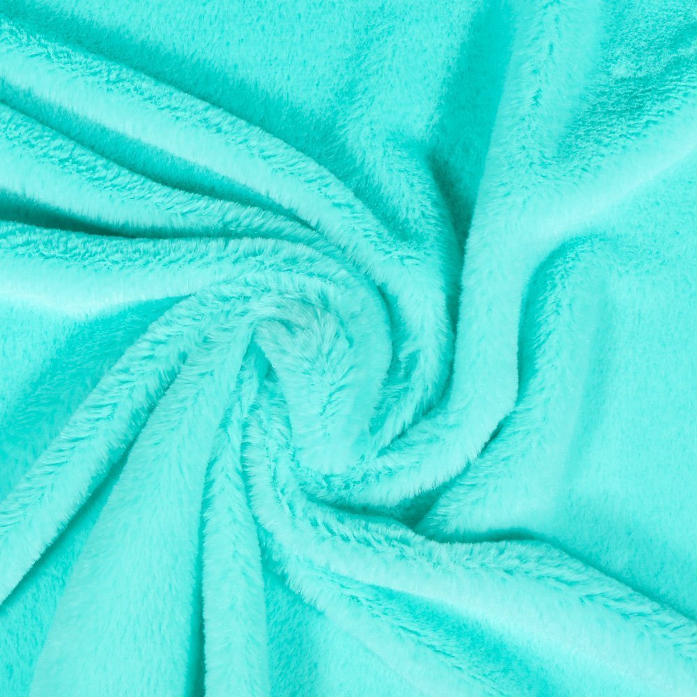 Tissu Minky Ultra doux Longs poils Opaline