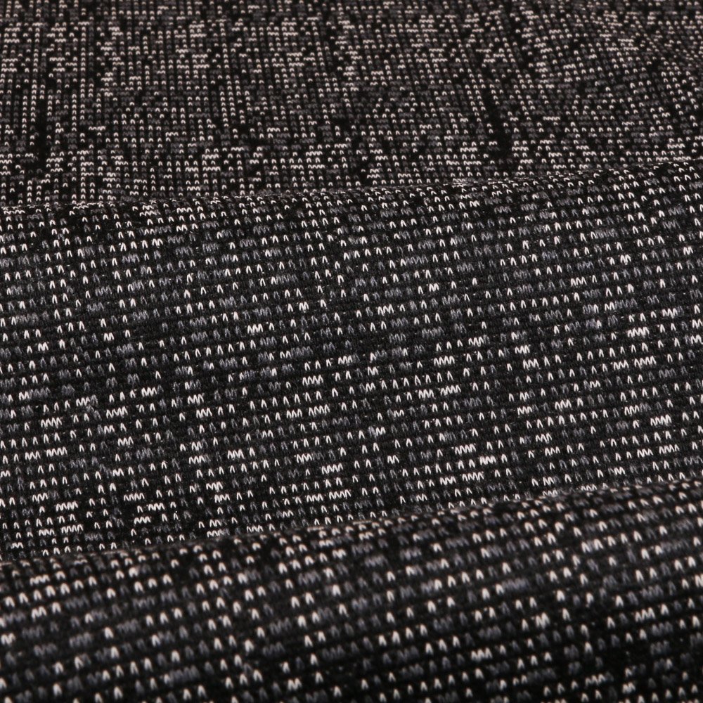 Tissu Gianni Maille Points Nuance de gris