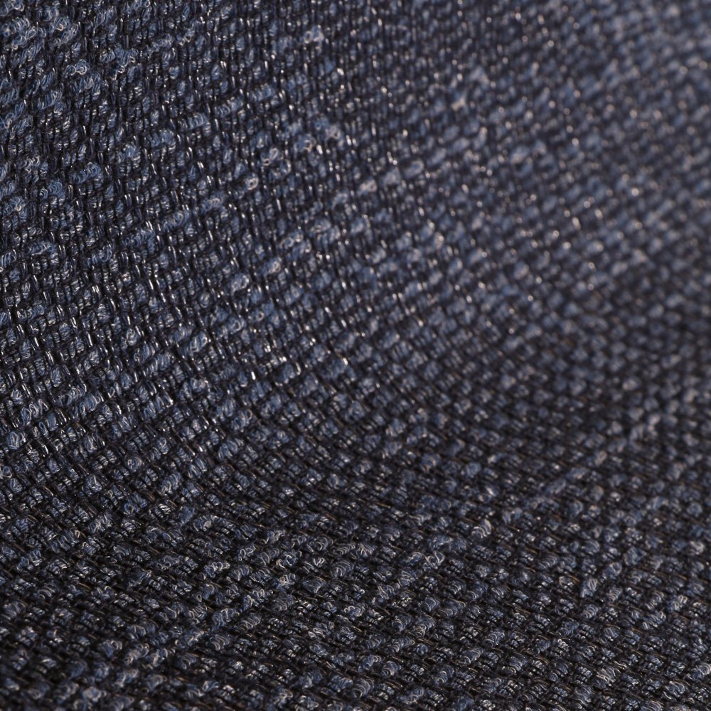 Tissu Lainage Gianni Tessuti Sergé Lurex sur fond Bleu