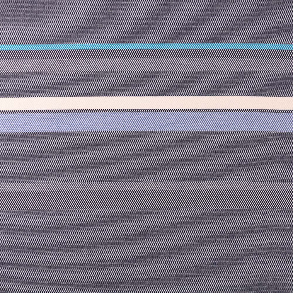Tissu Gianni Maille Rayé Bleu