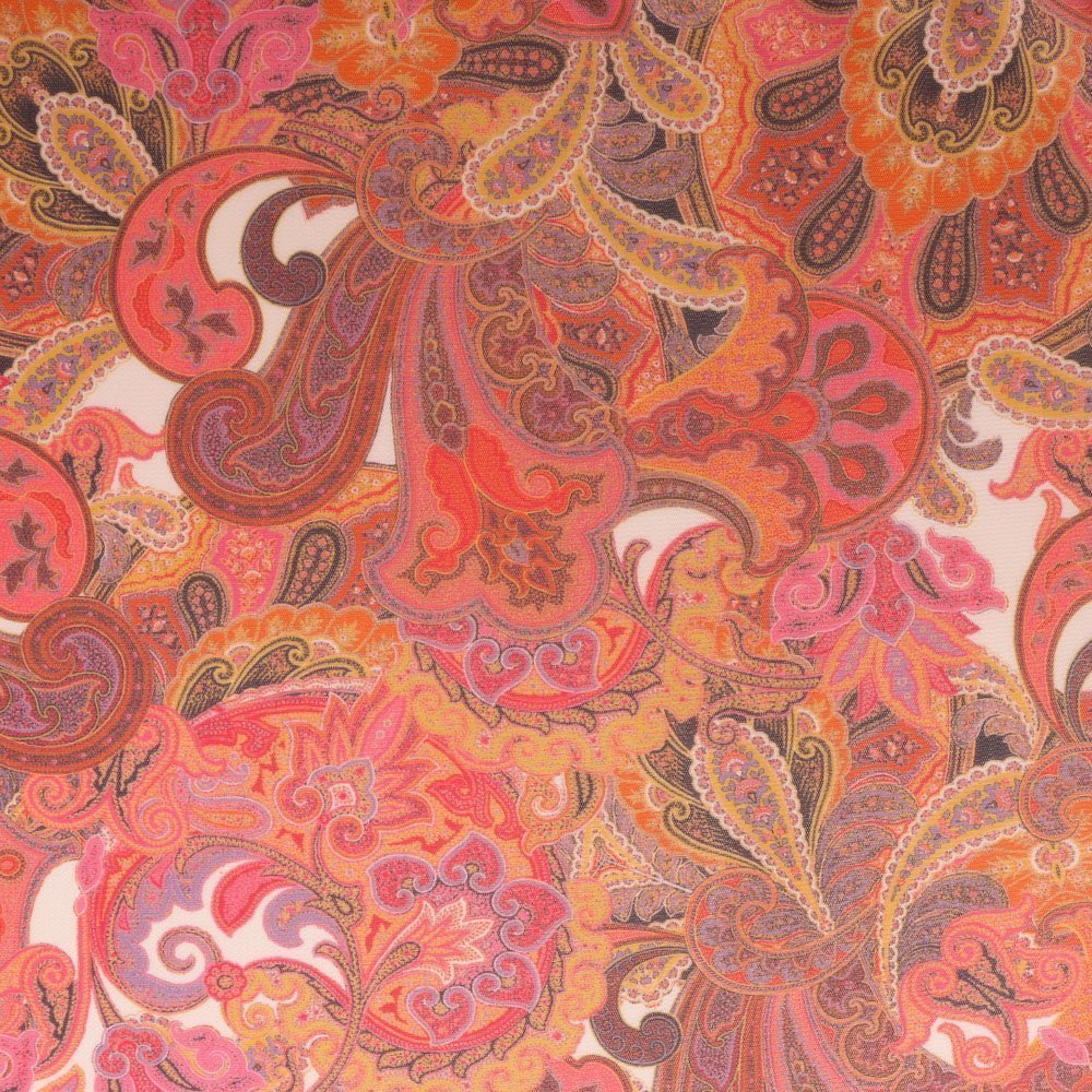 Tulle souple Pasley Rose