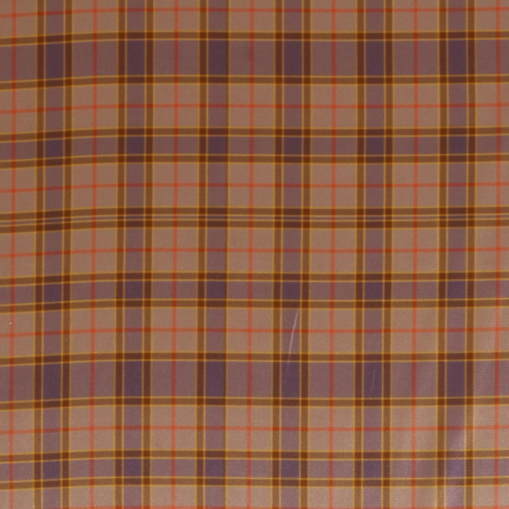 Tissu Satiné à carreaux Beige doré