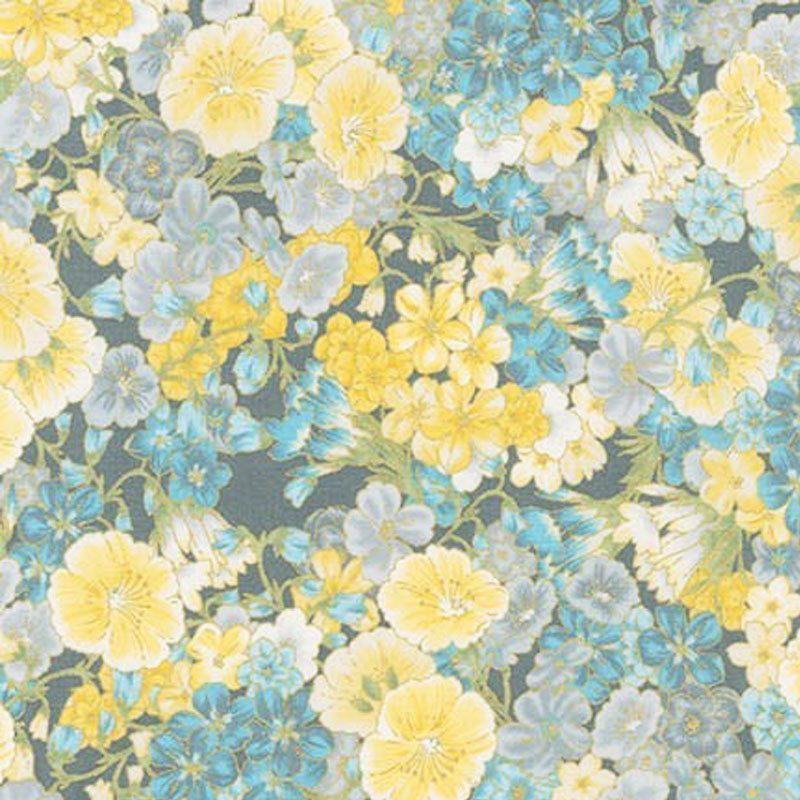 Tissu Robert Kaufman Grand Majolica Grey