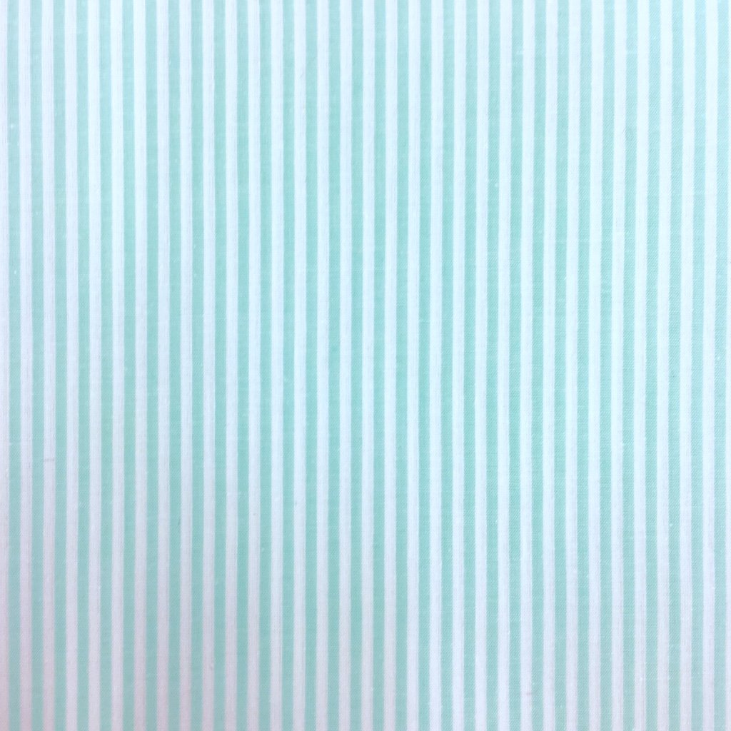 Tissu Vichy Rayures Vert menthe