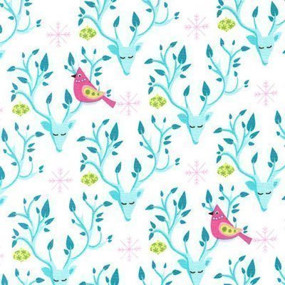 Tissu Michael Miller Festive Forest Festive Neige