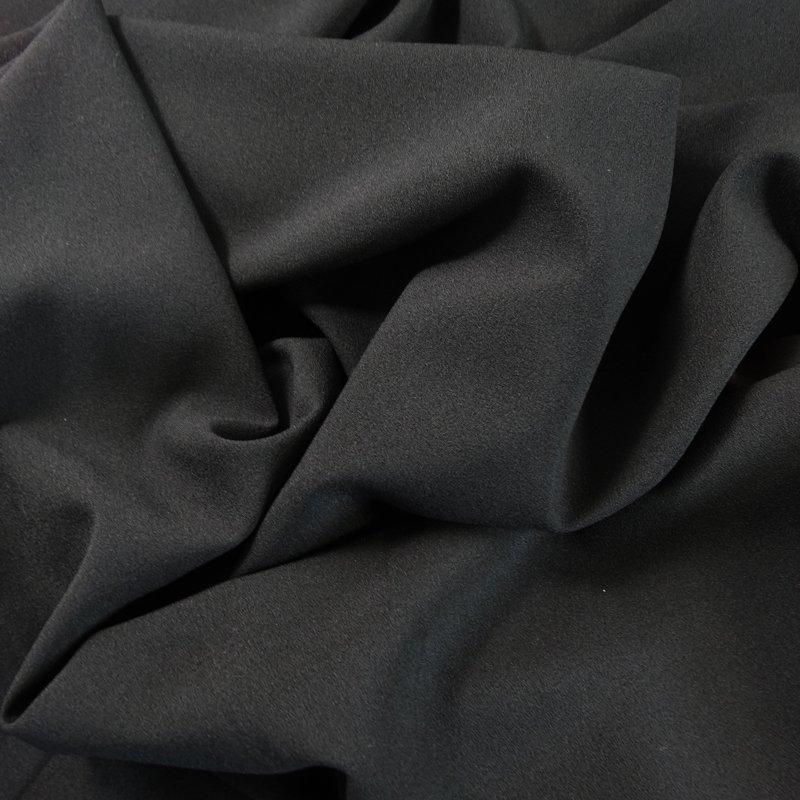 Tissu Crêpe Georgette Noir