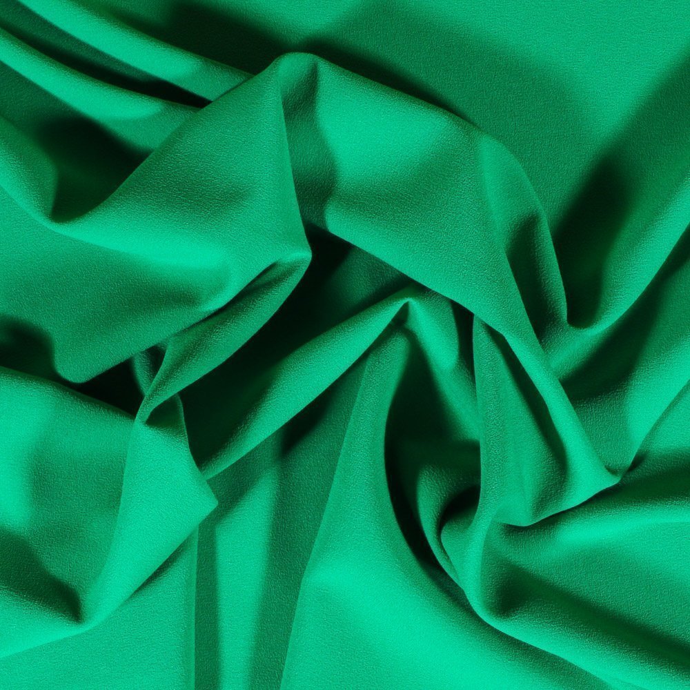 Tissu Crêpe Georgette Vert gazon