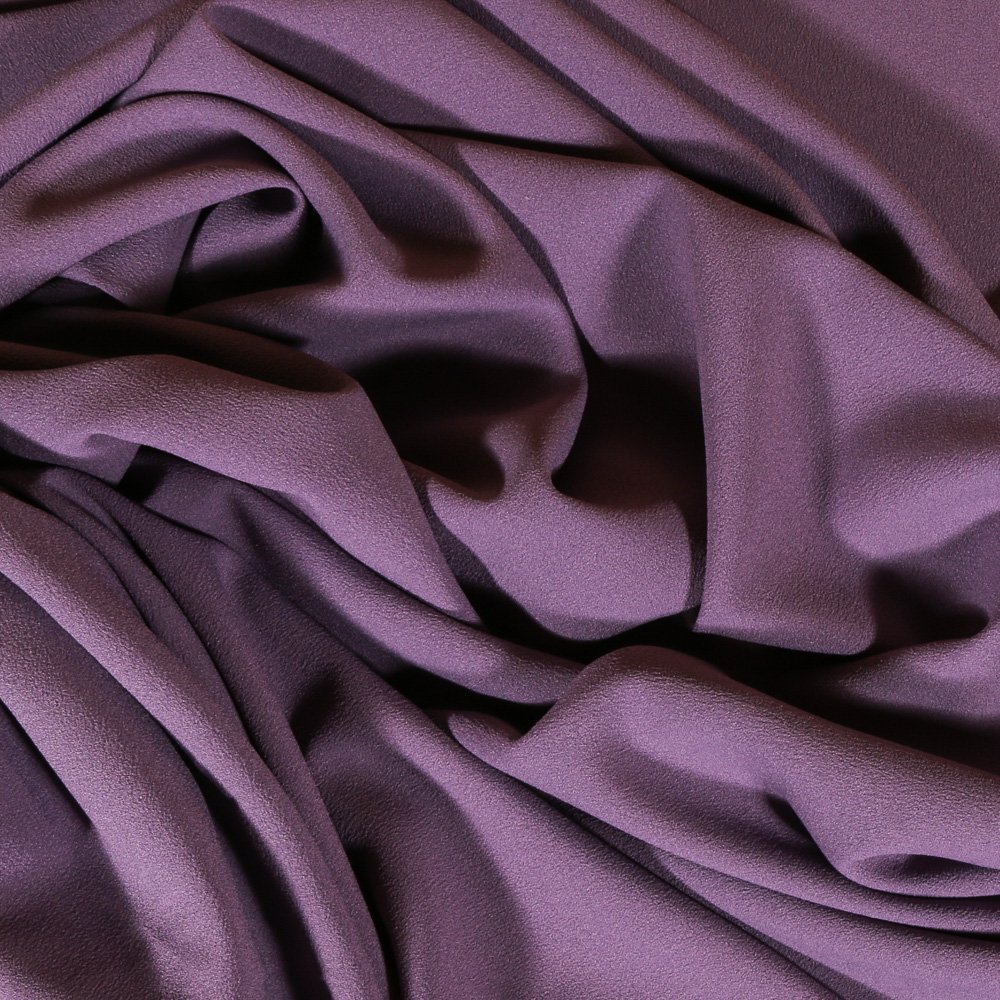 Tissu Crêpe Georgette Mauve
