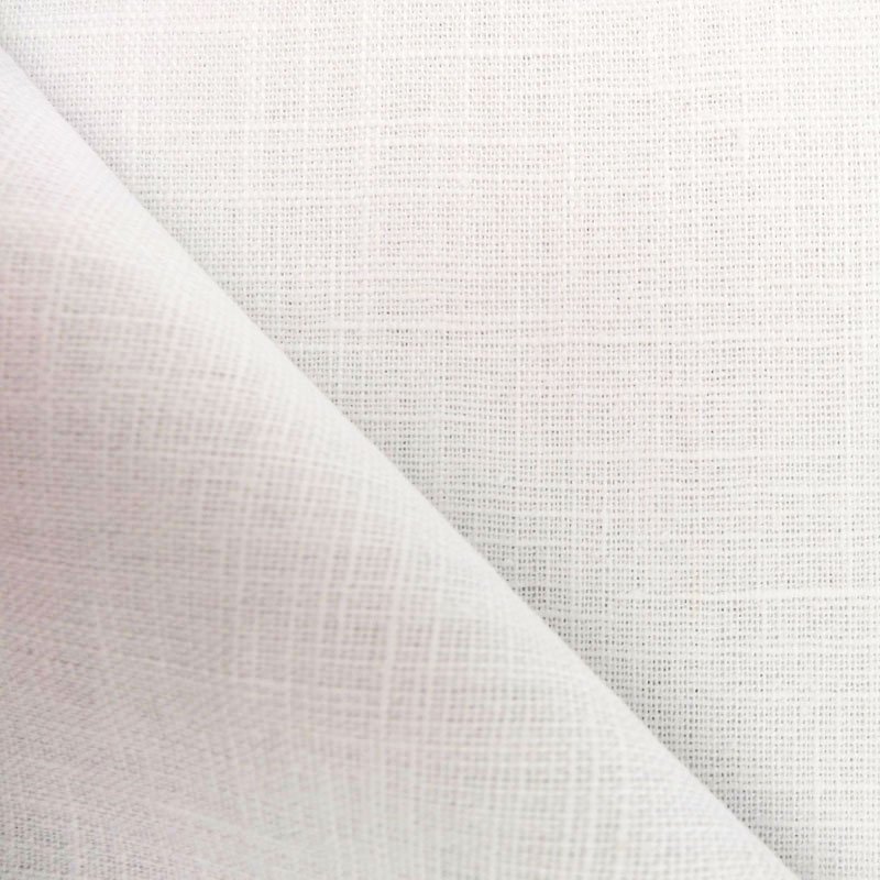 Tissu Lin bio certifié Oeko-Tex Blanc