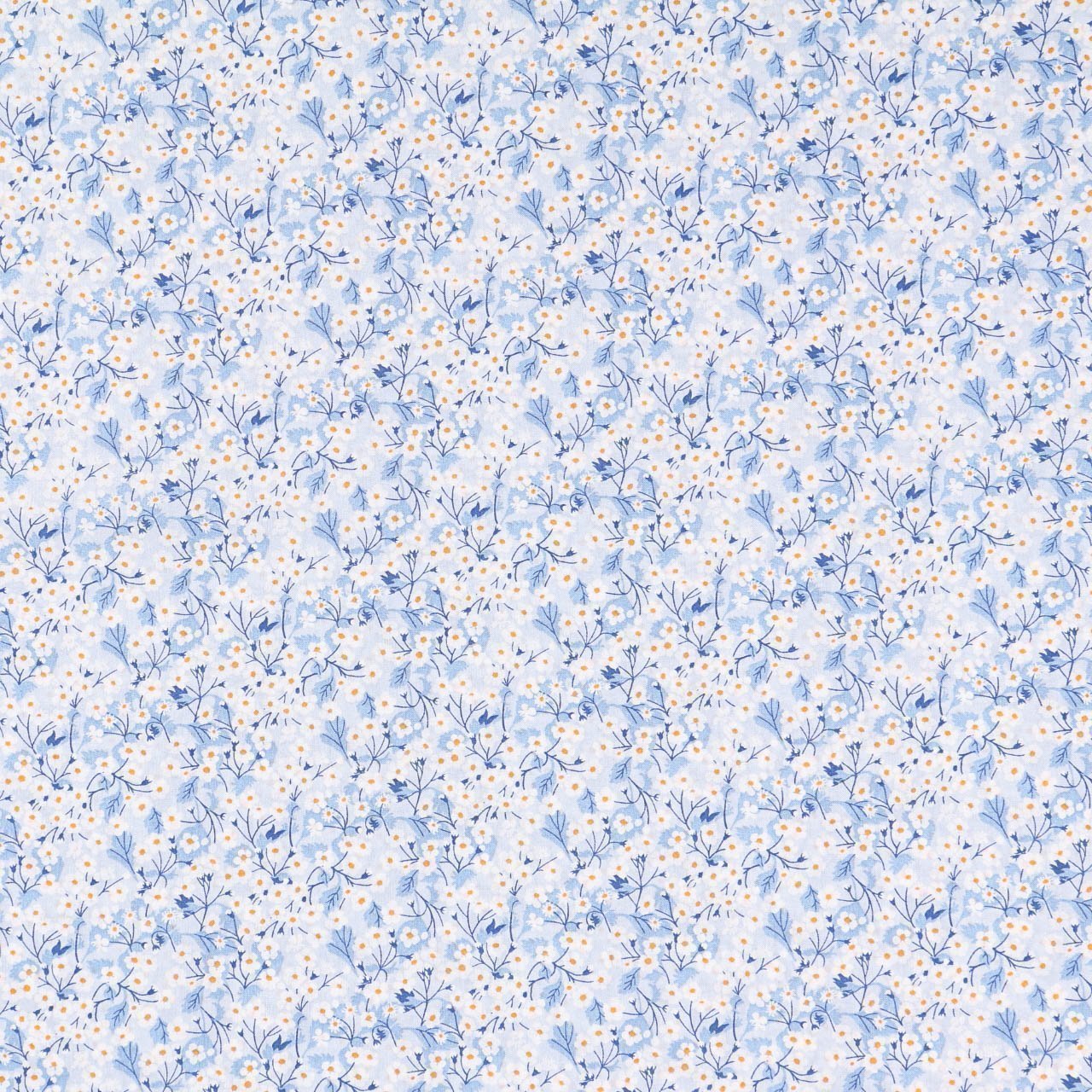 Tissu Liberty of London New Mitsi Valeria Bleu