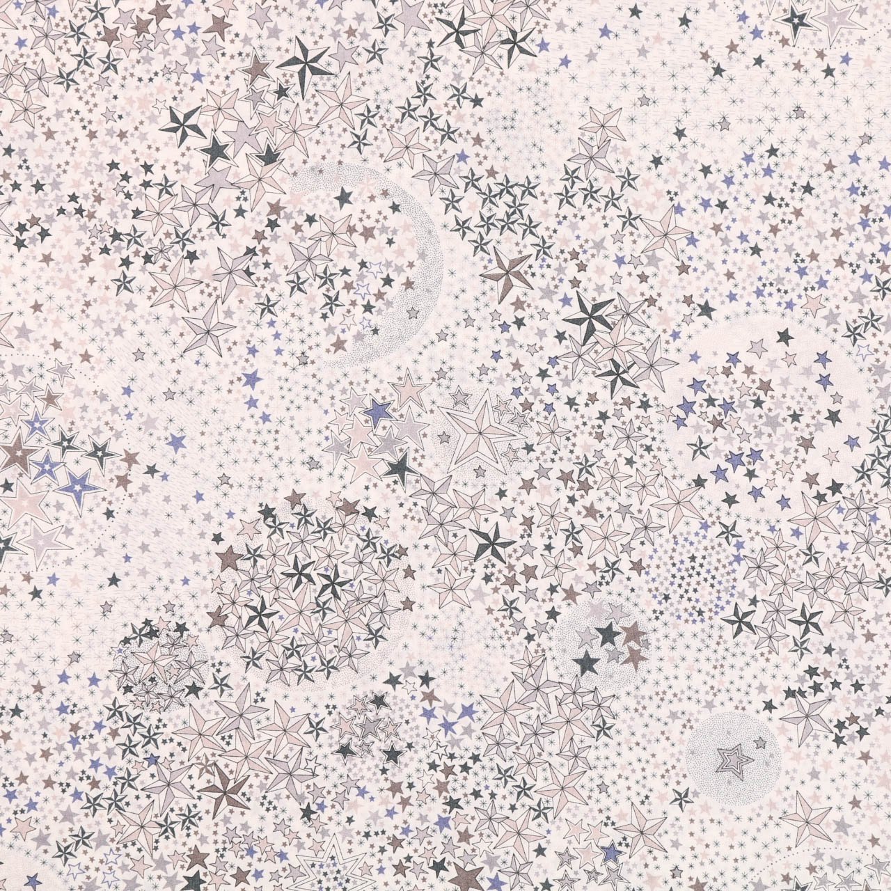 Tissu Liberty of London New Adelajda Taupe et gris