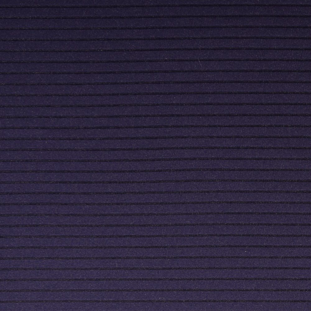 Tissu Néoprène à fines rayures Bleu Marine