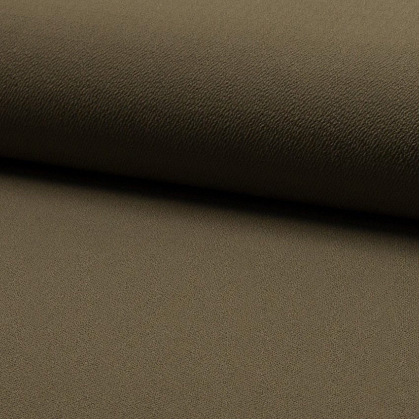 Tissu Jersey crêpe uni Taupe