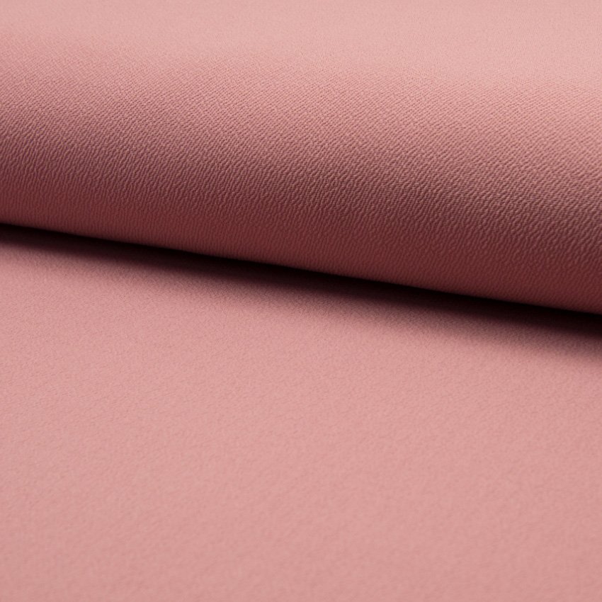 Tissu Jersey crêpe uni Vieux rose