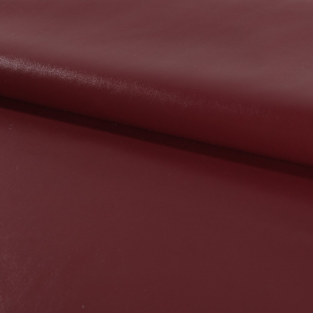 Tissu Simili cuir souple Rouge Bordeaux