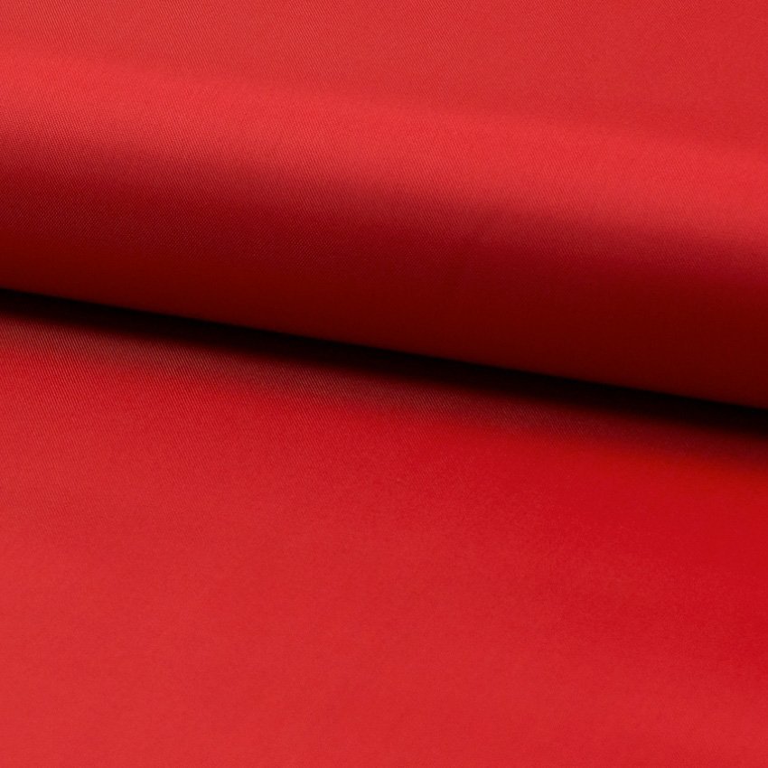 Tissu Doublure Uni Polyester Rouge