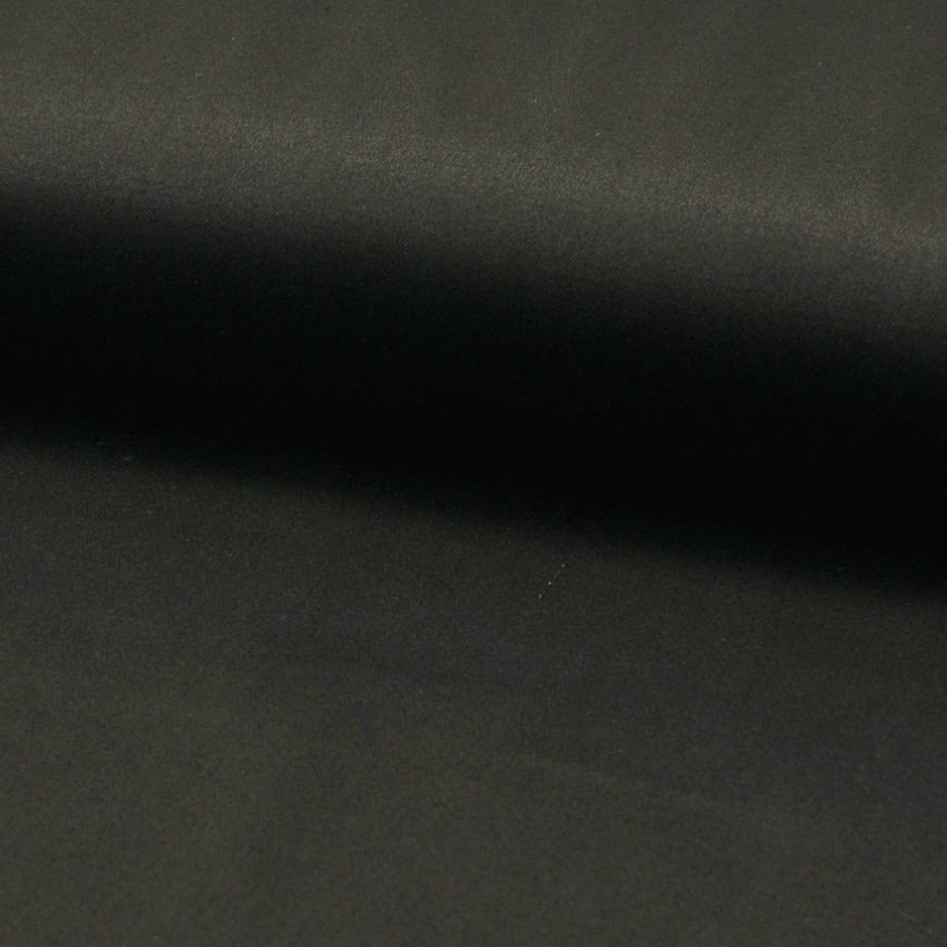 Tissu Coton satiné Noir