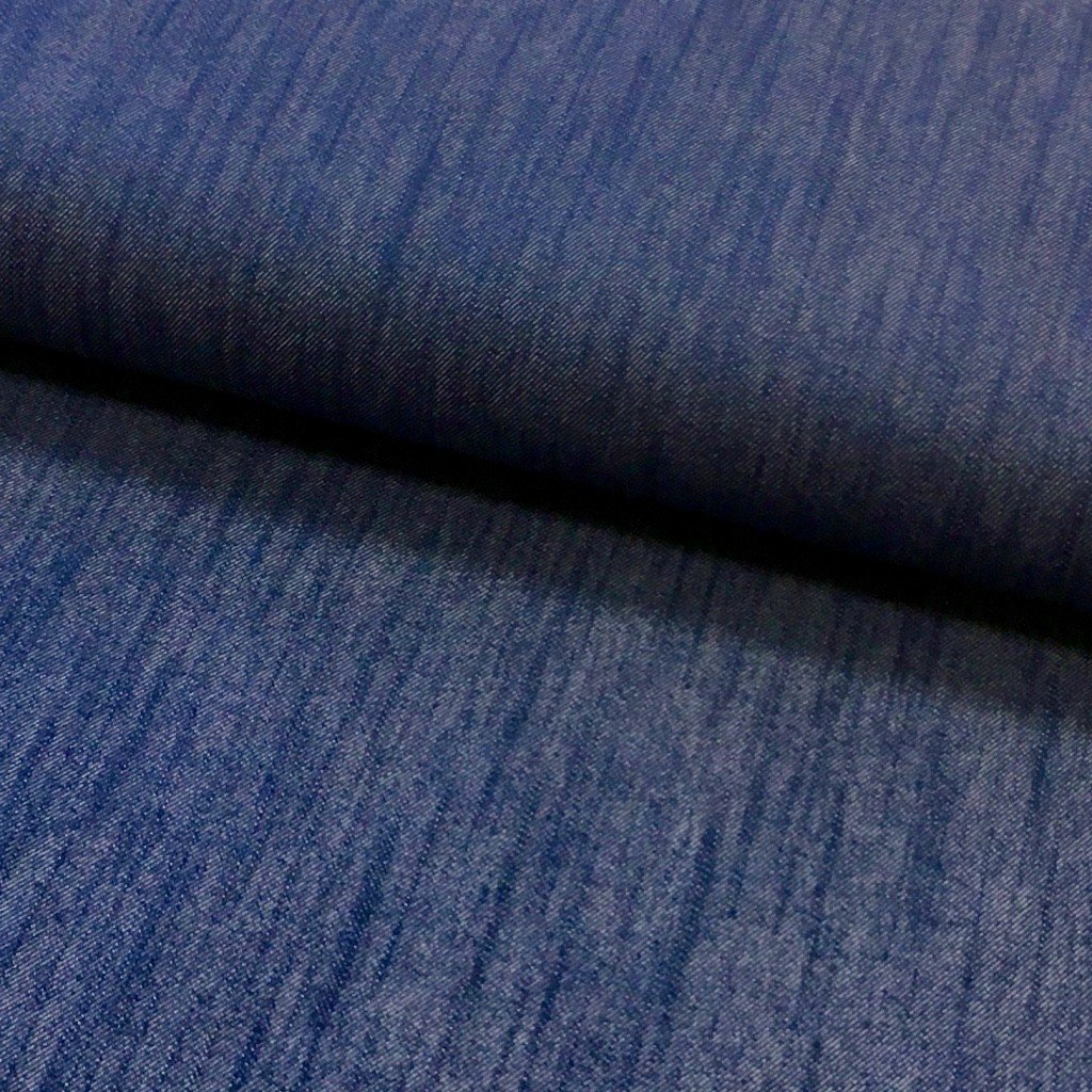 Tissu Denim stretch Bleu jean foncé