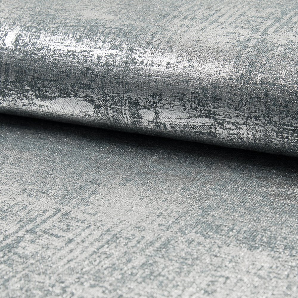 Tissu Maille Jersey Métallisé Argent