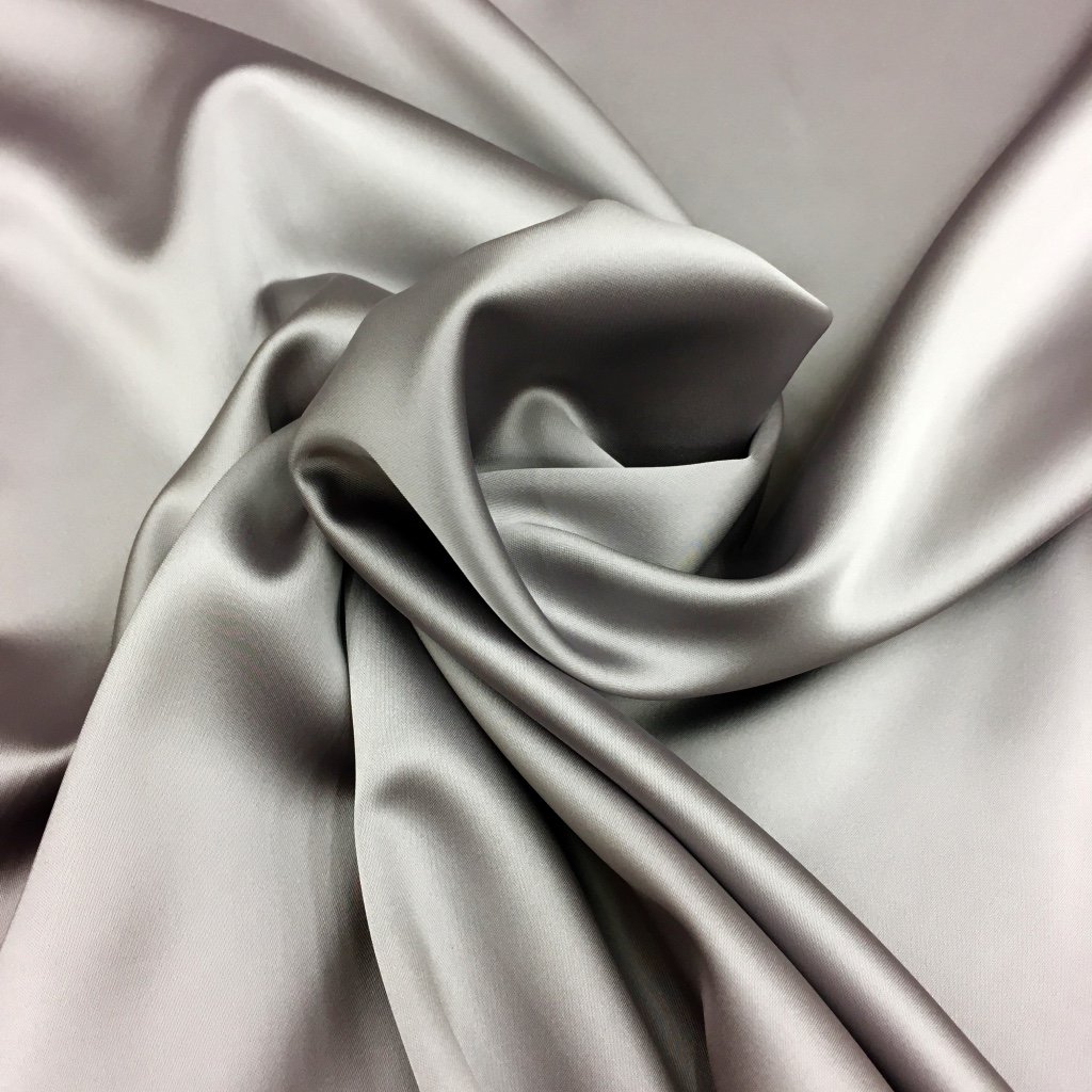 Tissu Satin Duchesse Taupe clair