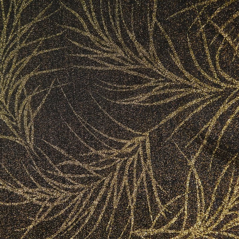 Tissu Jersey Pailleté Or