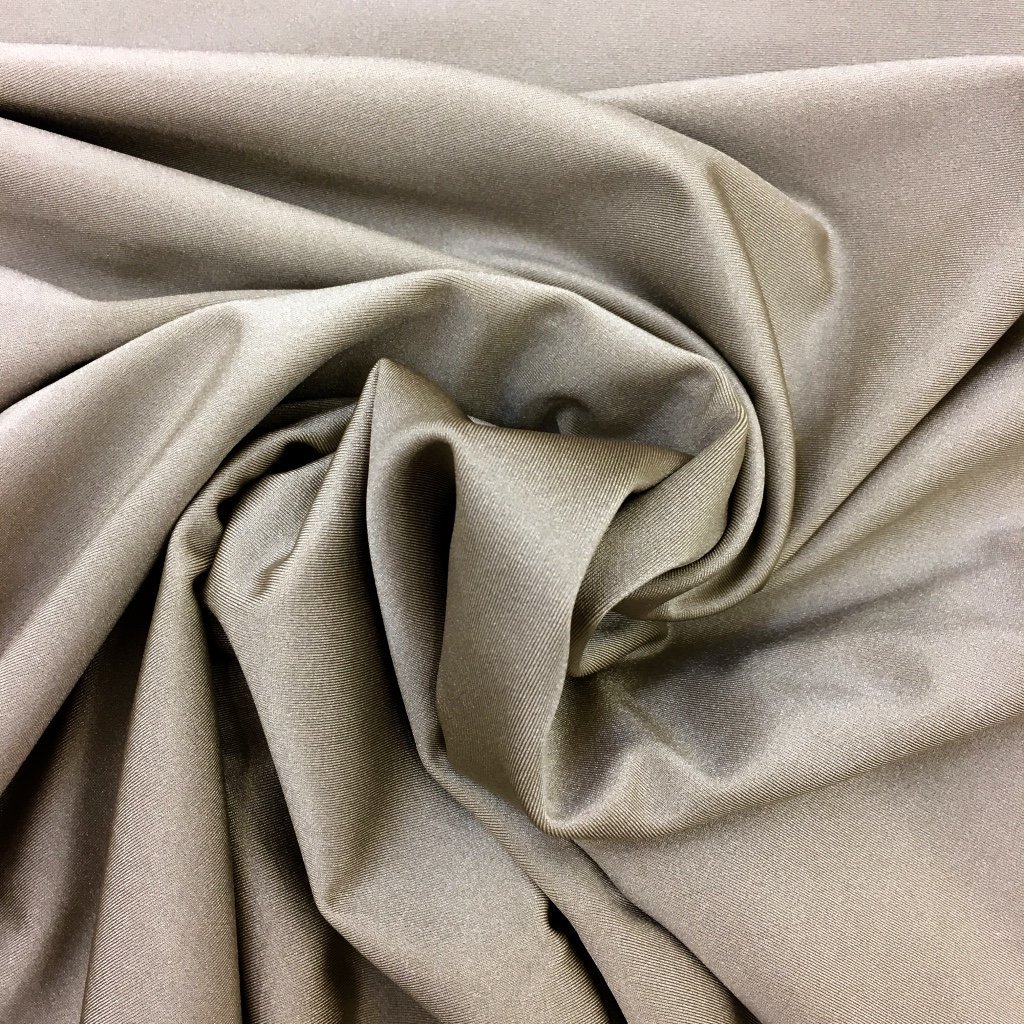 Tissu Lycra brillant Beige