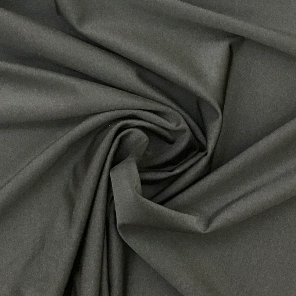 Tissu Lycra brillant Gris anthracite
