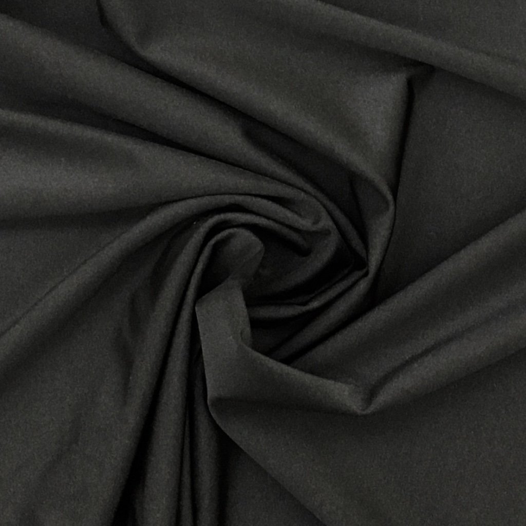 Tissu Lycra brillant Noir
