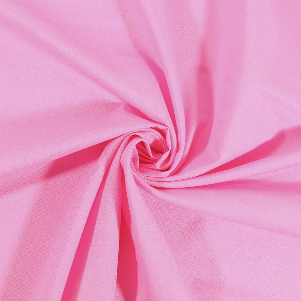 Tissu Coton uni Rose