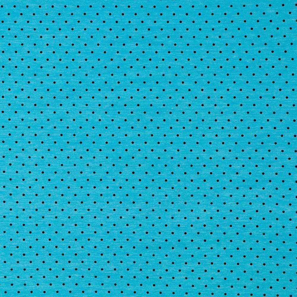 Tissu Jersey viscose Bleu ciel Pois Bleus foncés