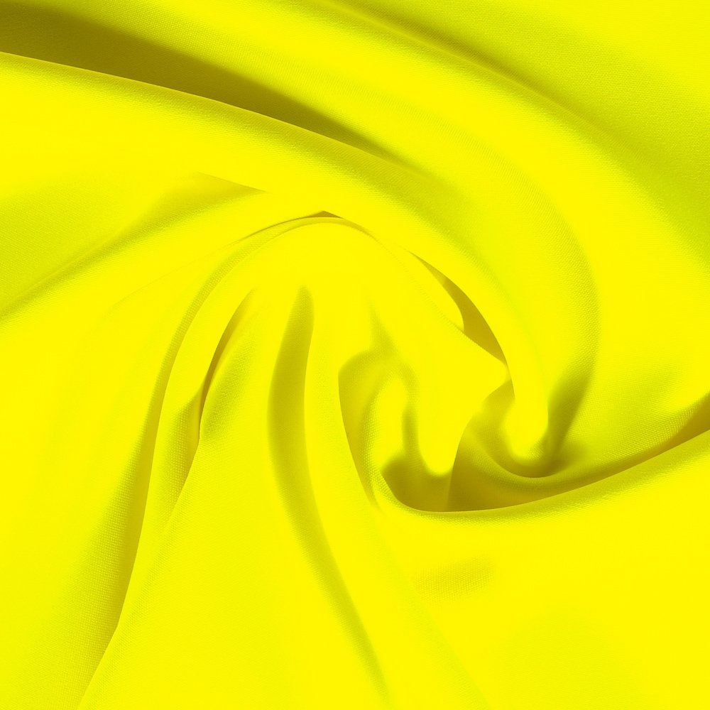 Tissu Burlington Jaune fluo