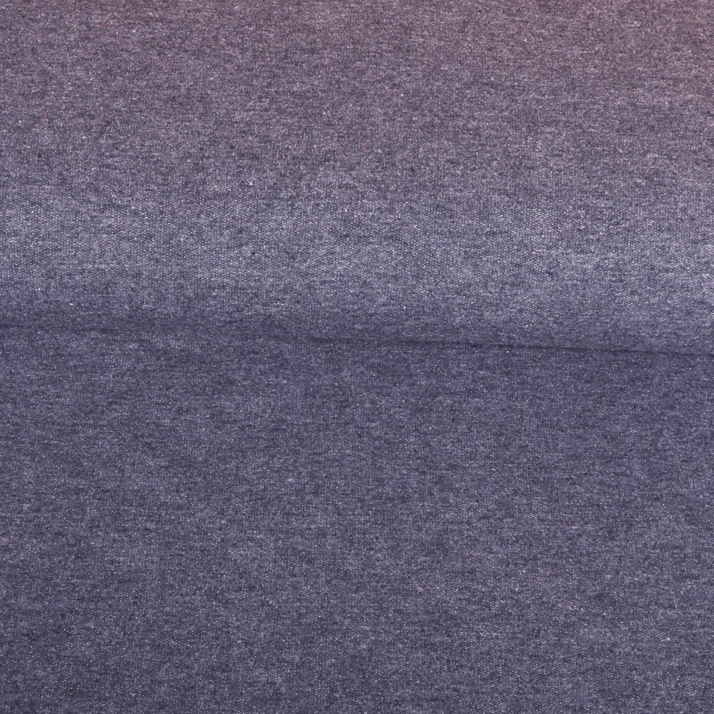 Tissu Jersey Coton tout doux Bleu chiné