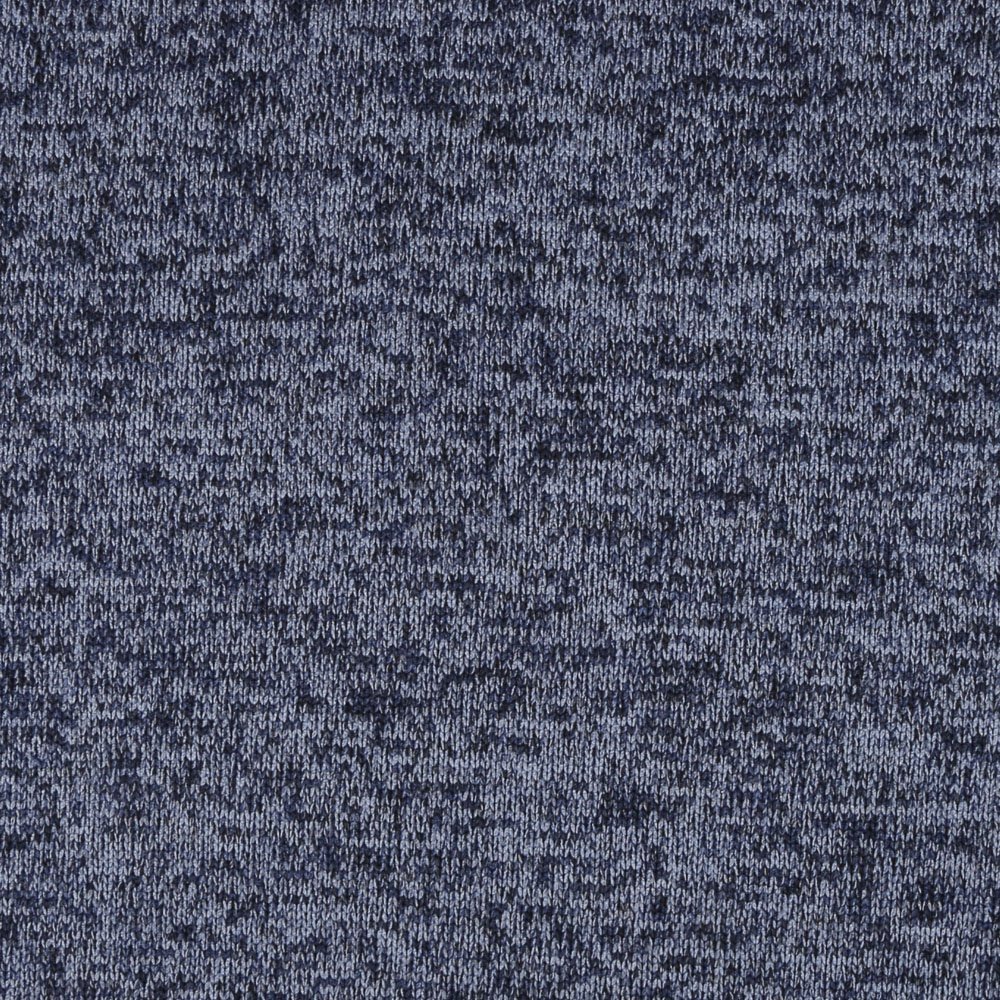 Tissu Maille Jacquard Mélangé Bleu pervenche