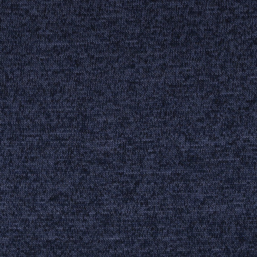 Tissu Maille Jacquard Mélangé Marine
