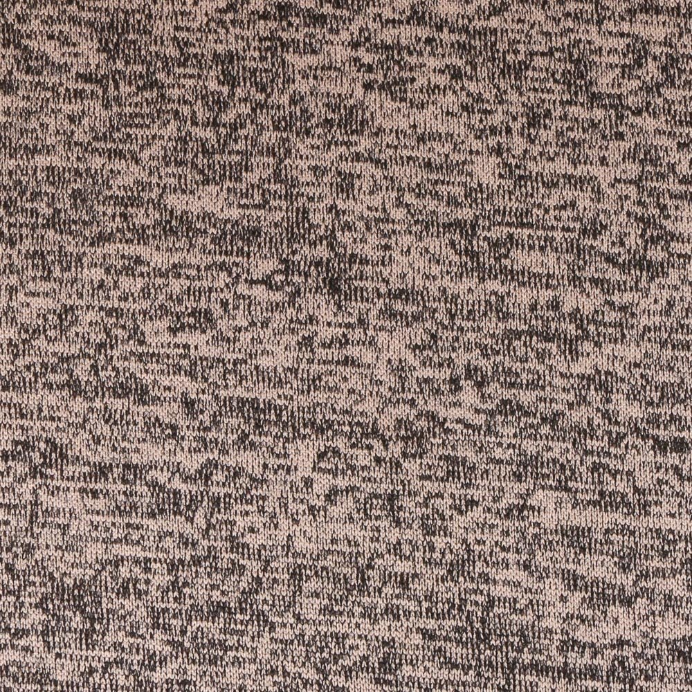 Tissu Maille Jacquard Mélangé Beige