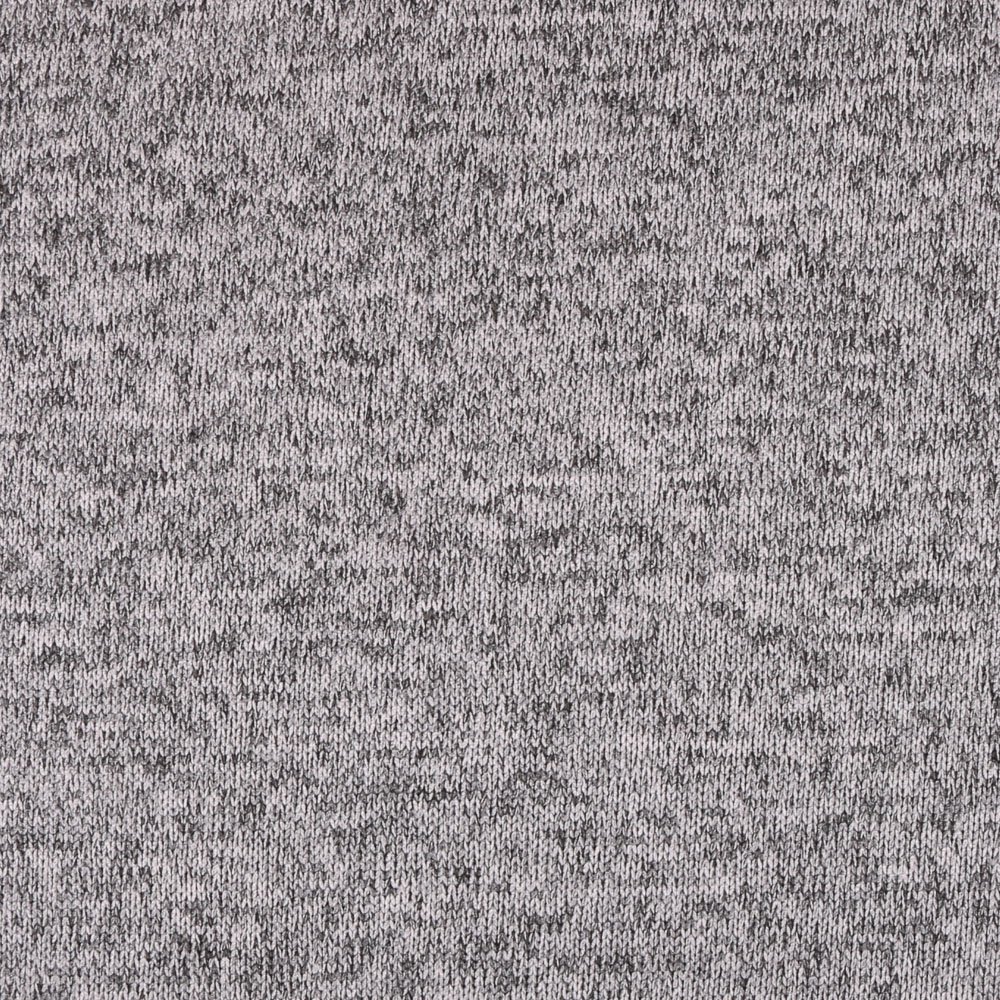 Tissu Maille Jacquard Mélangé Gris clair