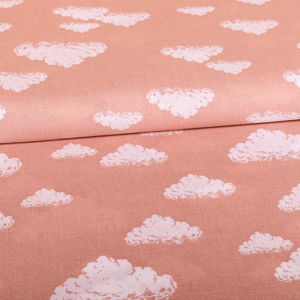 Tissu Coton LittleBird Nuages Chair